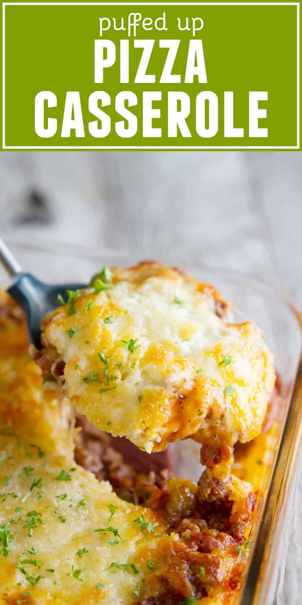 Puffed Up Pizza Casserole Recipe