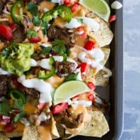 How to make Sheet Pan Beef Nachos Supreme