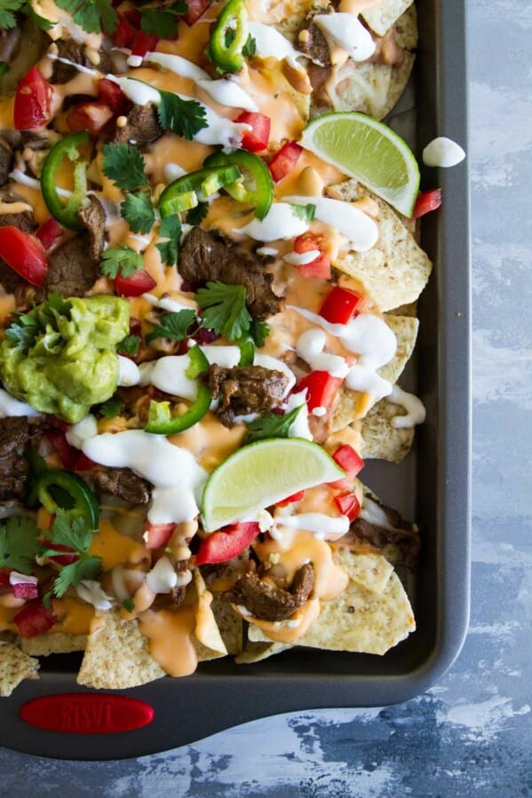 How to make Sheet Pan Beef Nachos Supreme