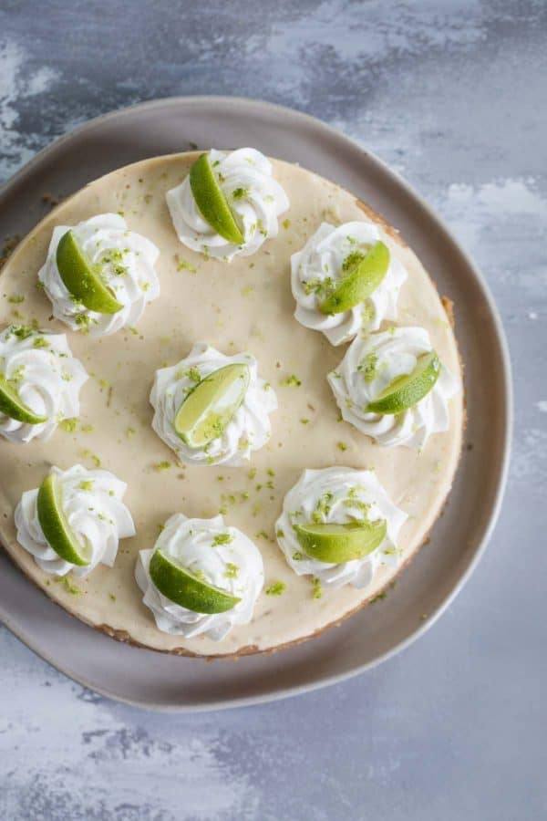 Pressure Cooker Cheesecake - Key Lime