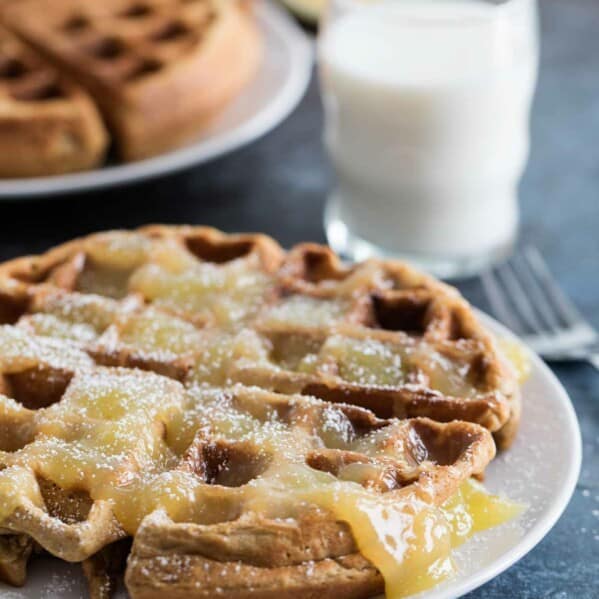 How to make Gingerbread Waffle Recipe with Lemon Sauce