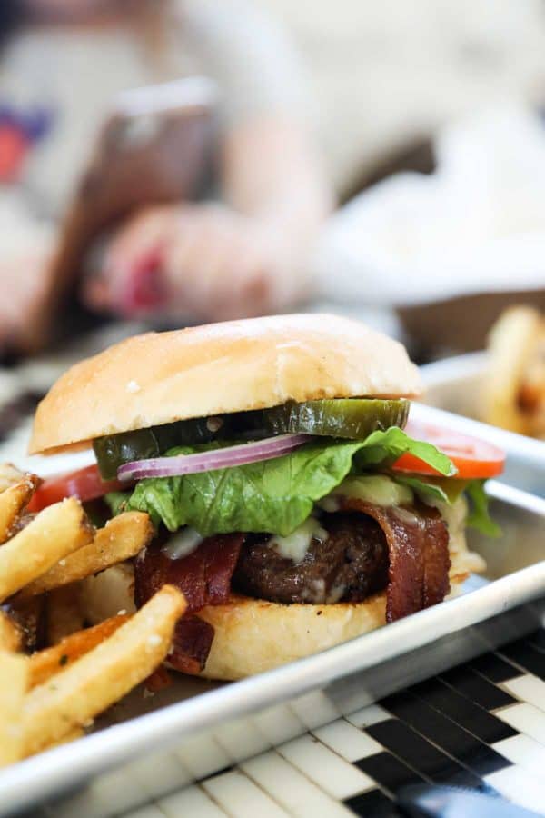 Jalapeno Bacon Burger from Lolas Street Kitchen in Heber Utah