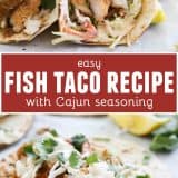 Easy Fish Taco Recipe