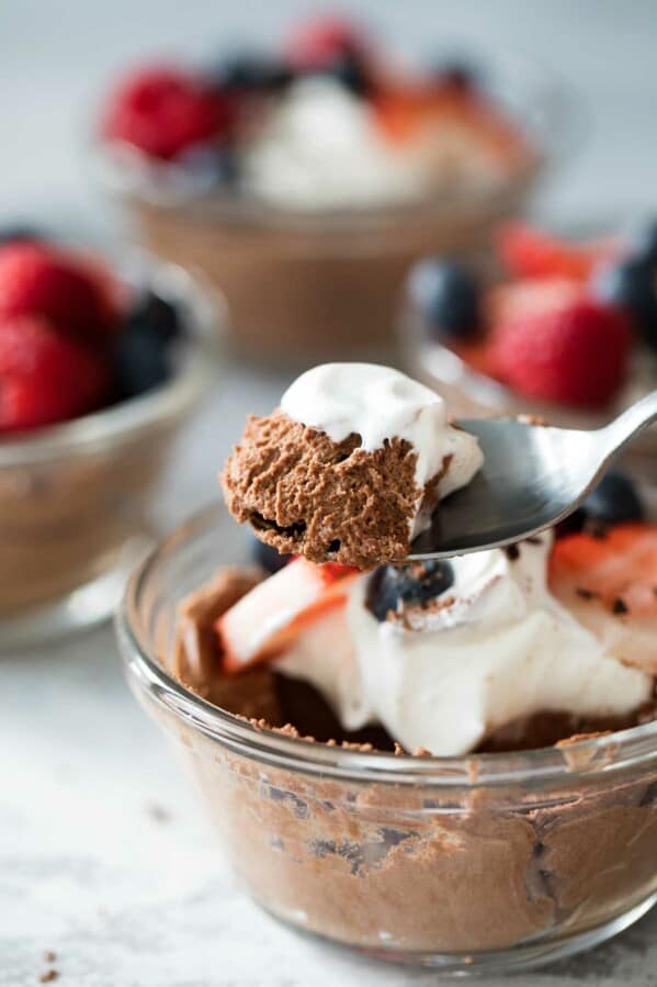 texture of chocolate mousse