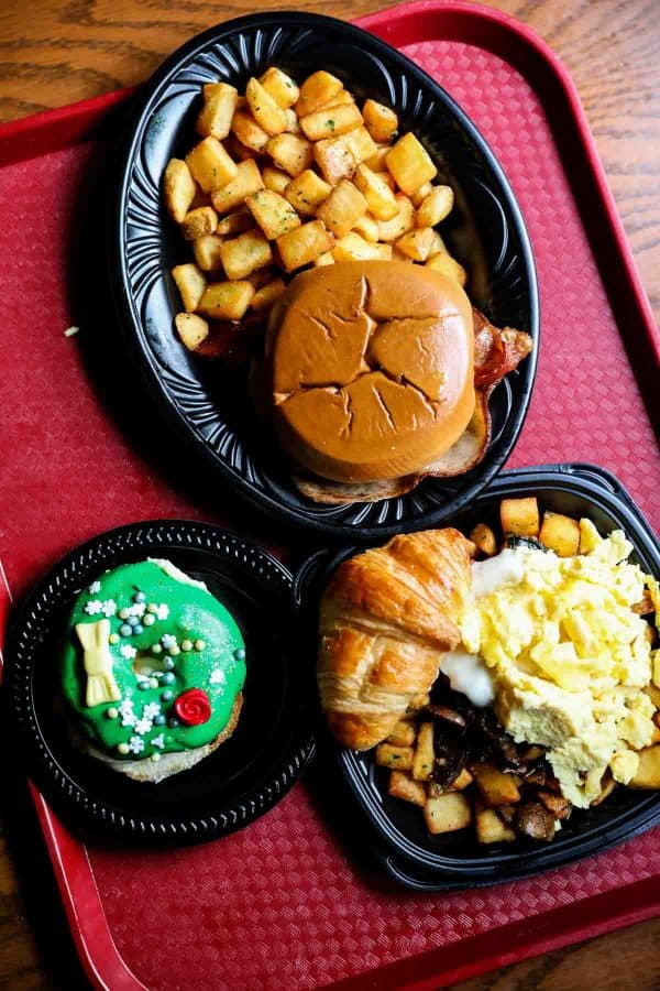 Breakfast from Red Rose Tavern in Disneyland