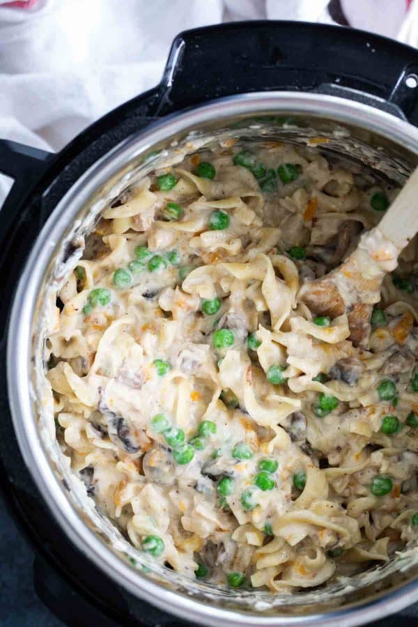Tuna Noodle Casserole in the Instant Pot
