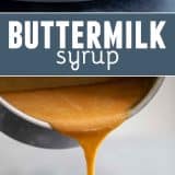 Homemade Buttermilk Syrup Recipe