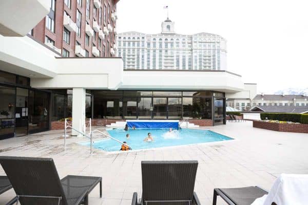 Outdoor pool at The Little America