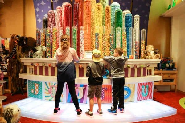 Candy in Toy Store at The Grand America Hotel