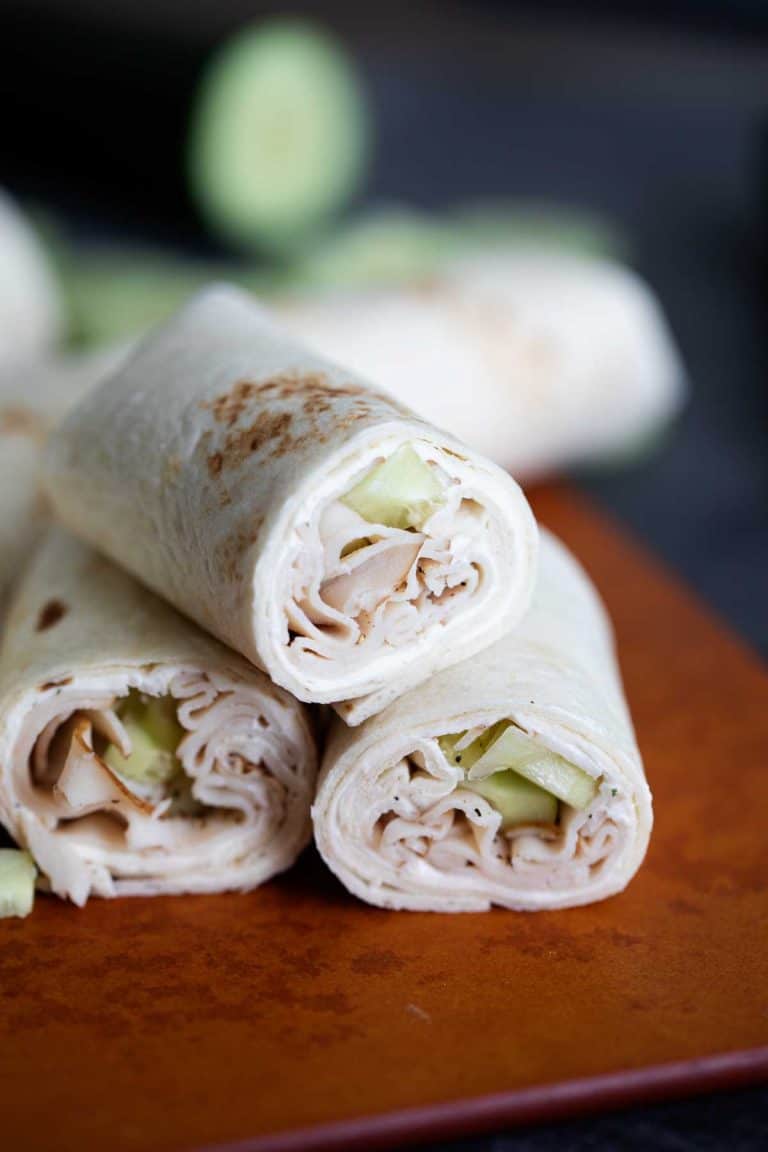 Cucumber Ranch Turkey Tortilla Wrap Recipe