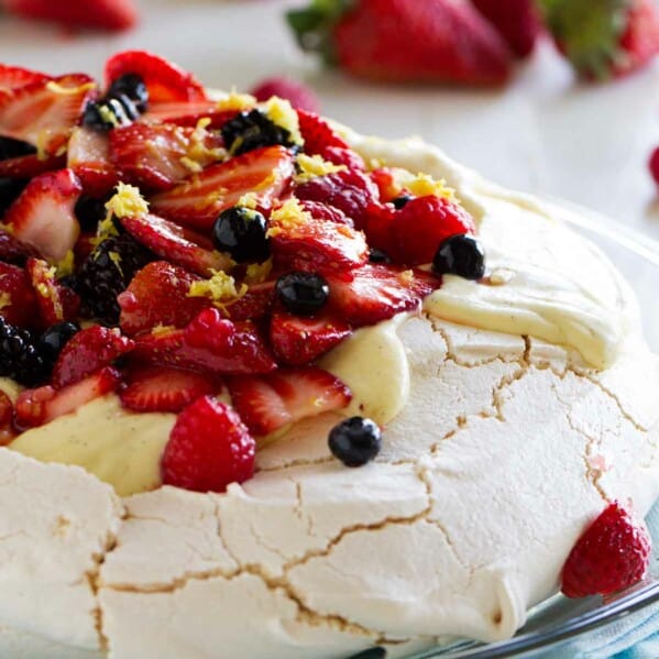 Pavlova Recipe with Fresh Berries Taste and Tell
