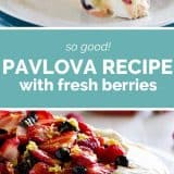 How to Make a Pavlova Recipe with Fresh Berries