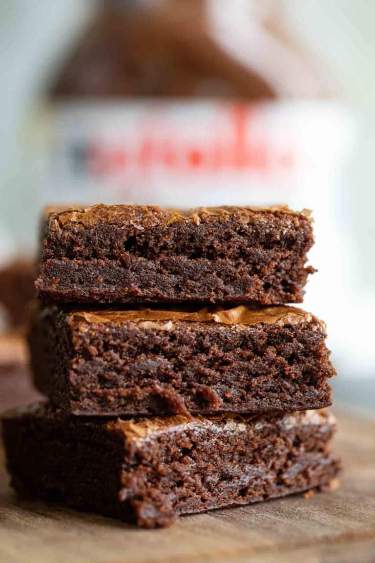 One Bowl, 3 Ingredient Nutella Brownies Taste and Tell