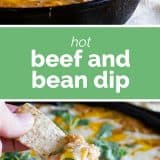 Hot Beef and Bean Dip