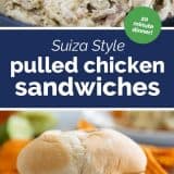 Suizas Style Pulled Chicken Sandwiches Recipe