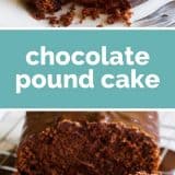 Chocolate Pound Cake Recipe