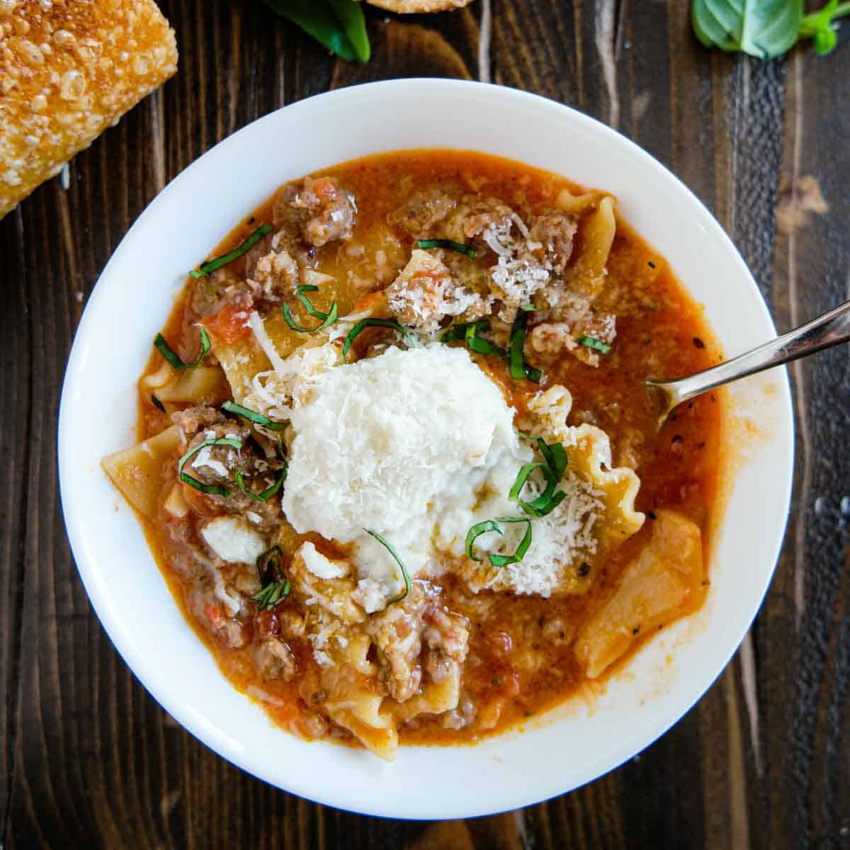 Lasagna Soup Recipe Taste and Tell