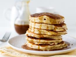 Apple Pancakes With Caramel Apple Syrup Taste And Tell