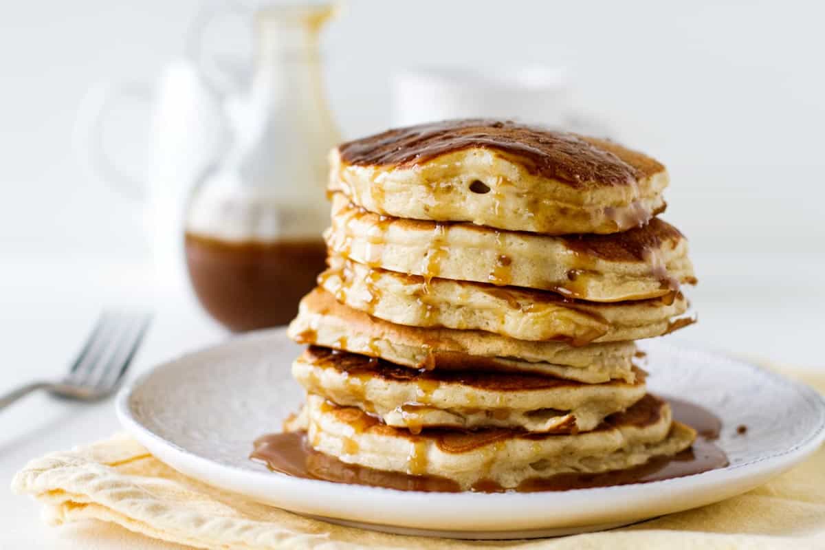 Stack of Apple Pancakes