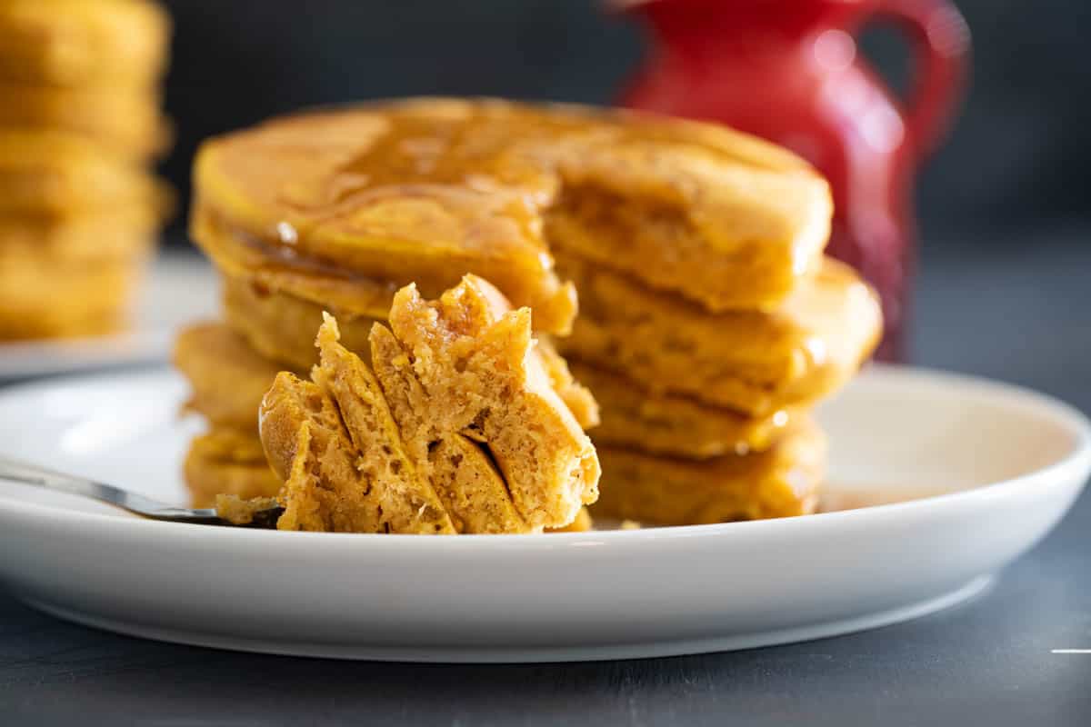 texture of Pumpkin Pancakes