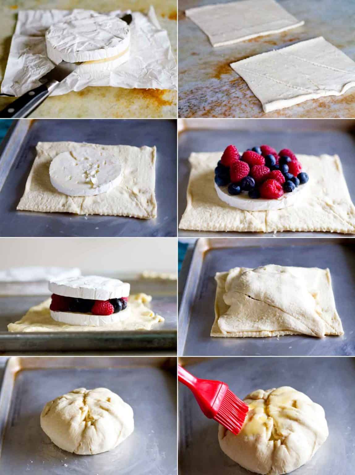 Berry Stuffed Brie en Croute Appetizer Taste and Tell