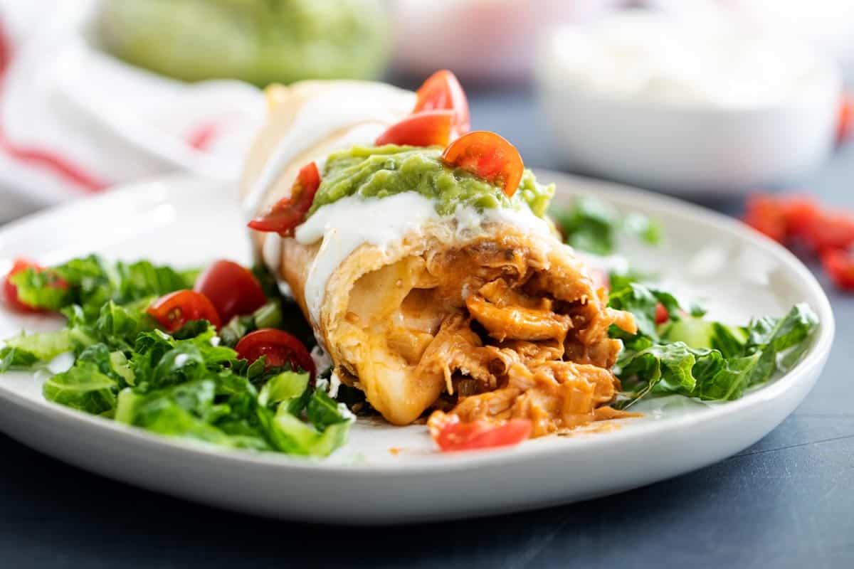 Easy Chicken Chimichangas - Isabel Eats