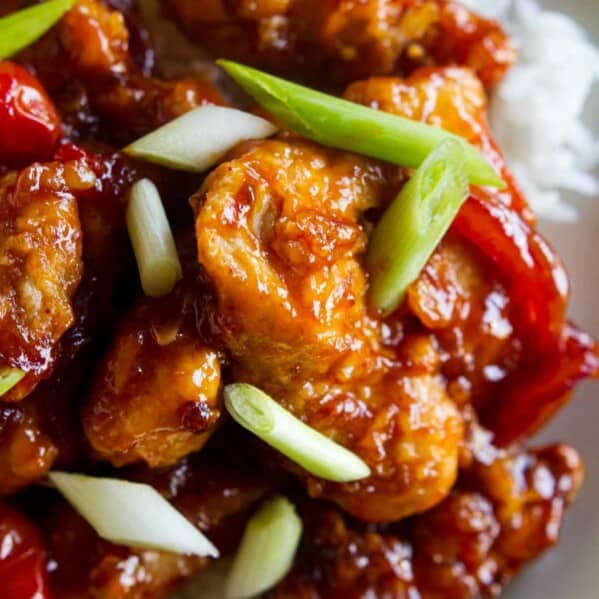 chinese chicken with a sweet sauce