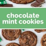 how to make chocolate mint cookies