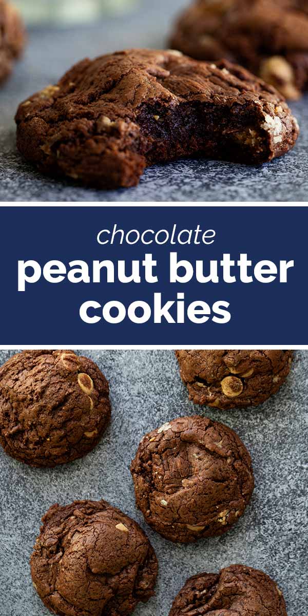 Soft Chocolate Peanut Butter Cookies Taste and Tell