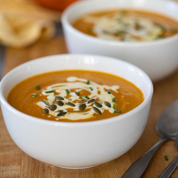 Creamy and Spicy Pumpkin Soup Recipe Recipe - Taste and Tell