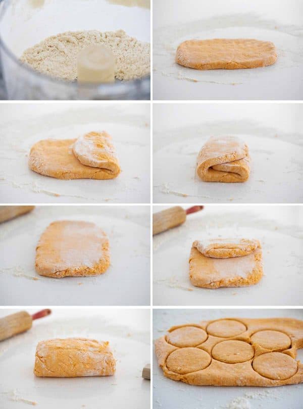 how to fold biscuit dough