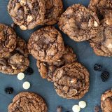 triple chocolate cookies