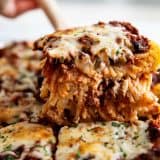 Baked Spaghetti with Meat Sauce
