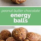 How to Make Energy Balls with Peanut Butter and Chocolate