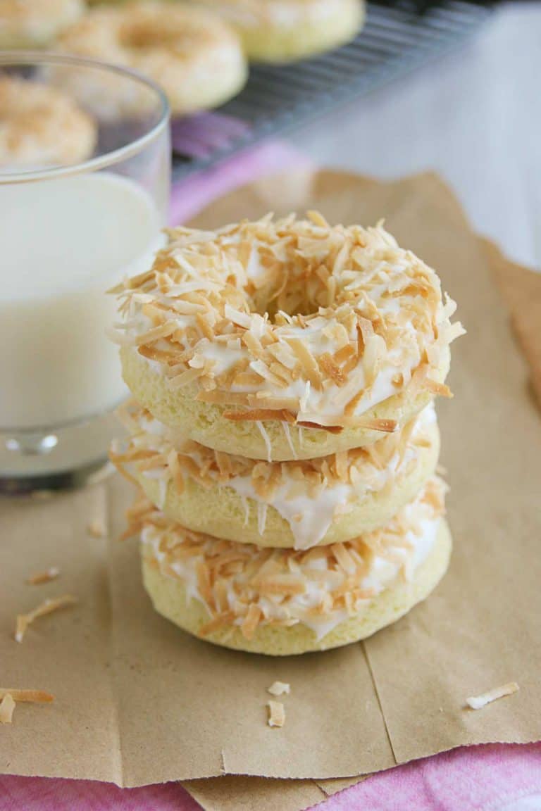 Baked Coconut Donuts