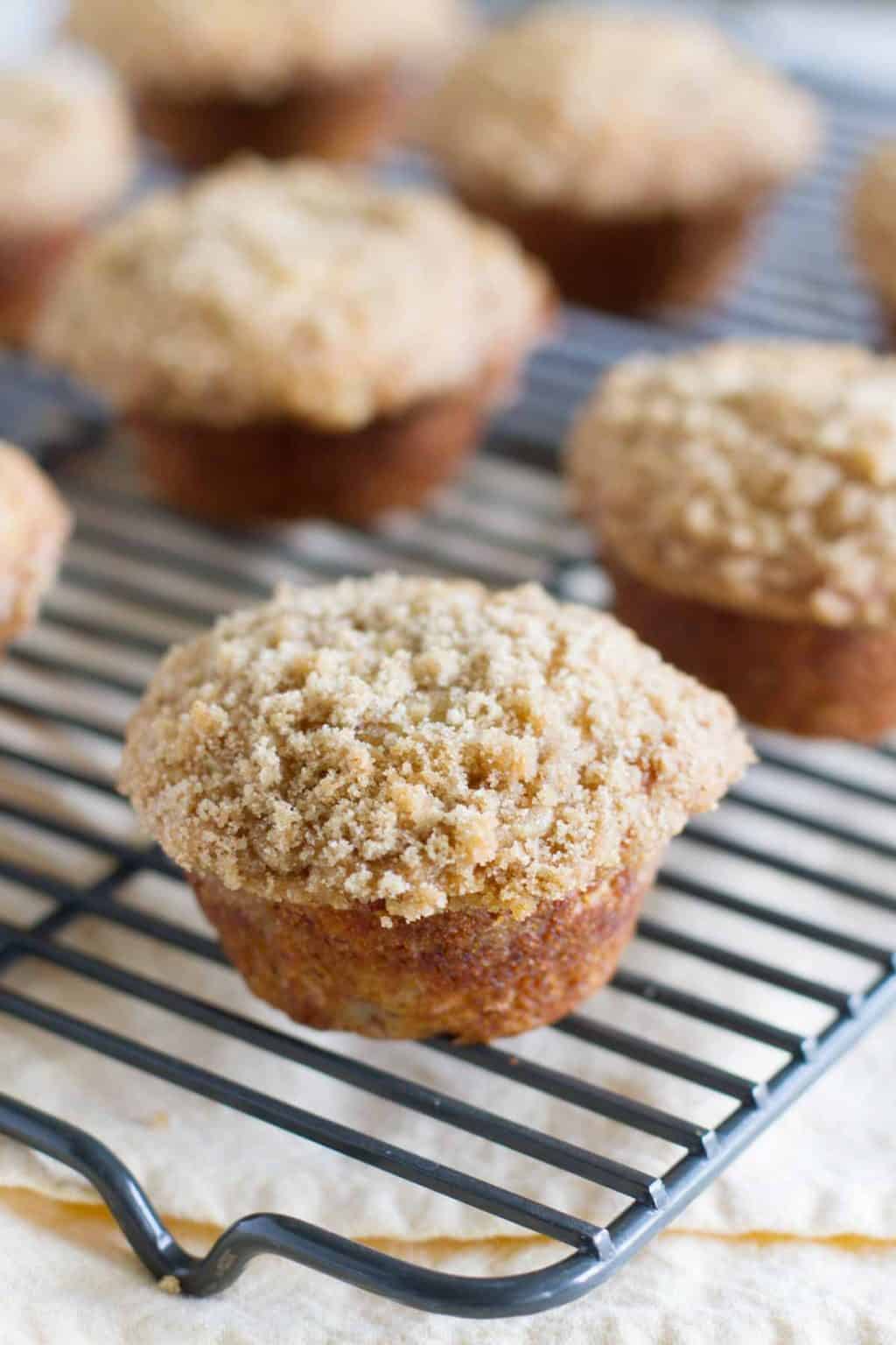 Apple Cinnamon Muffins with Crumb Topping Taste and Tell