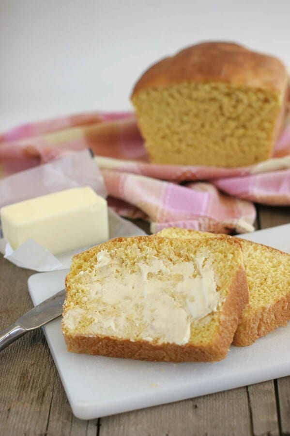 Loaf of butternut squash bread
