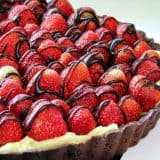 Chocolate Strawberry Tart