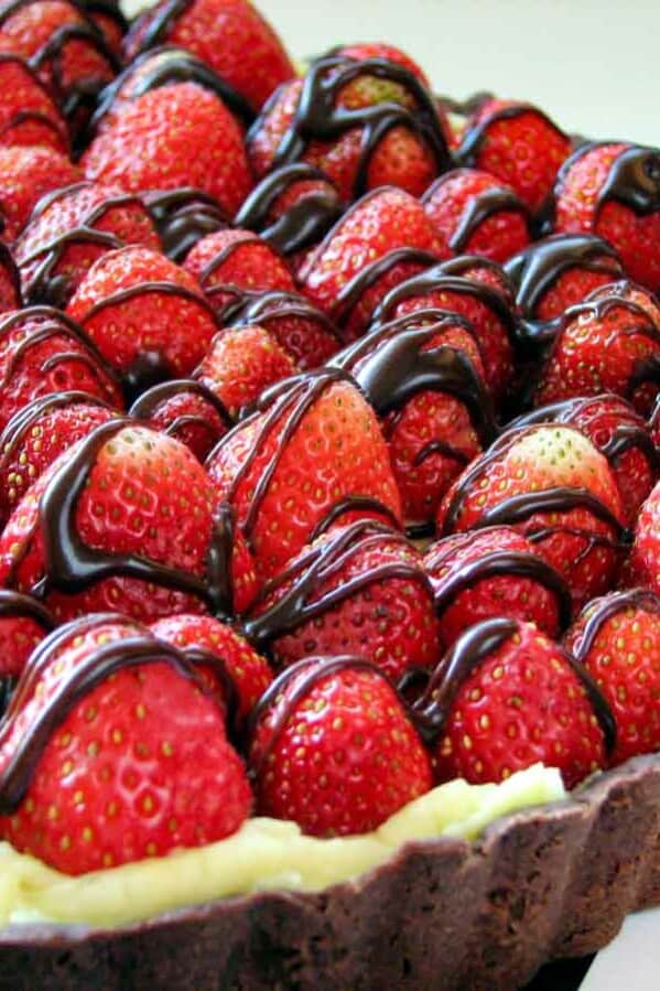 Chocolate Strawberry Tart