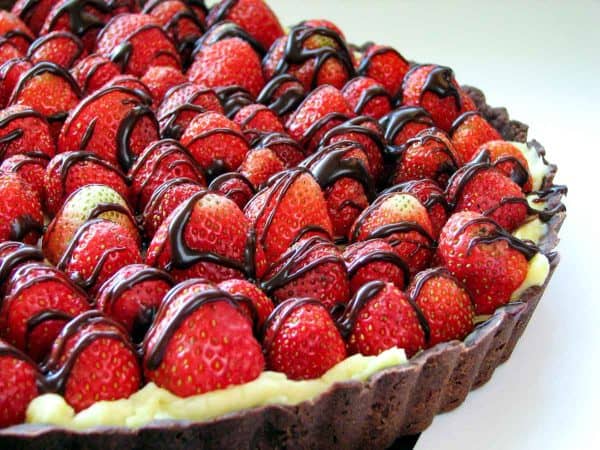 Chocolate Strawberry Tart