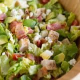 bowl of chopped cobb salad