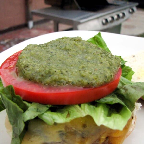 Green Chile Sauce for burgers