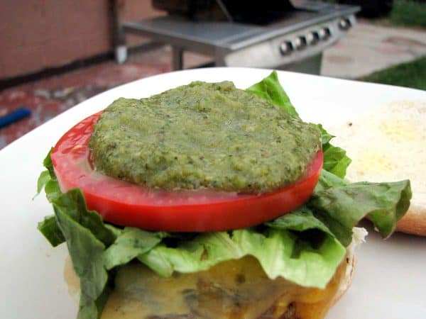 Green Chile Sauce for burgers