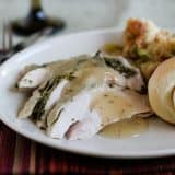 turkey breast with gravy
