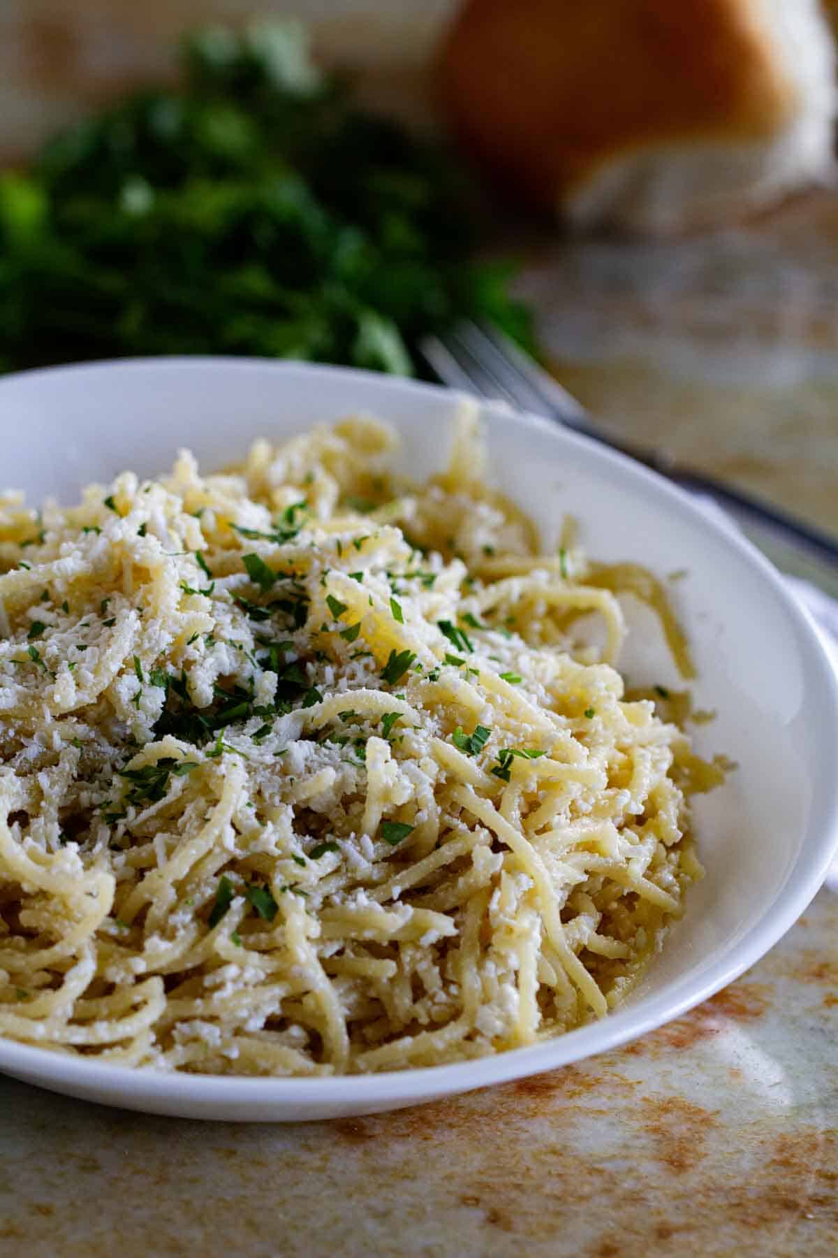 Mizithra Cheese Pasta Old Spaghetti Factory Copycat Taste and Tell