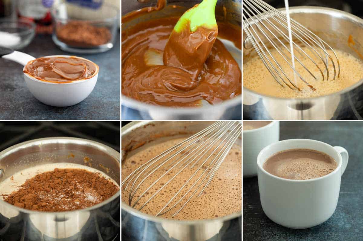 Steps to Make Salted Caramel Hot Chocolate