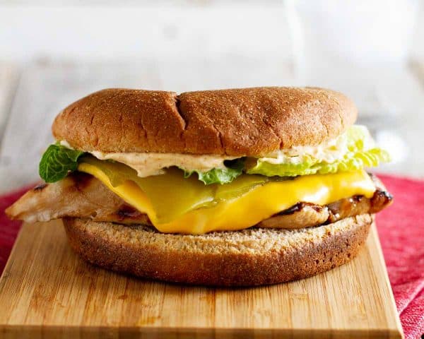 chicken sandwich  grilled chicken and cheese sandwich recipe - Faridas  Cook Book