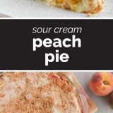 How to Make Sour Cream Peach Pie