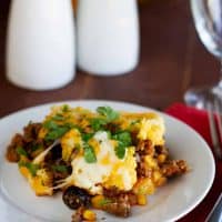 Serving of Tamale Pie