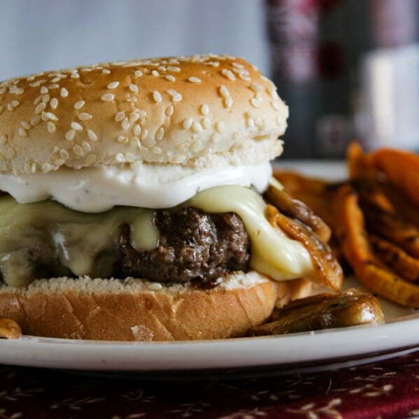 Worcestershire Burgers wtih Gouda and Ranch Taste and Tell